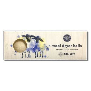 *NEW*  WOOLZIES 3 XL Wool Dryer Balls ~100% PURE NEW ZEALAND WOOL~